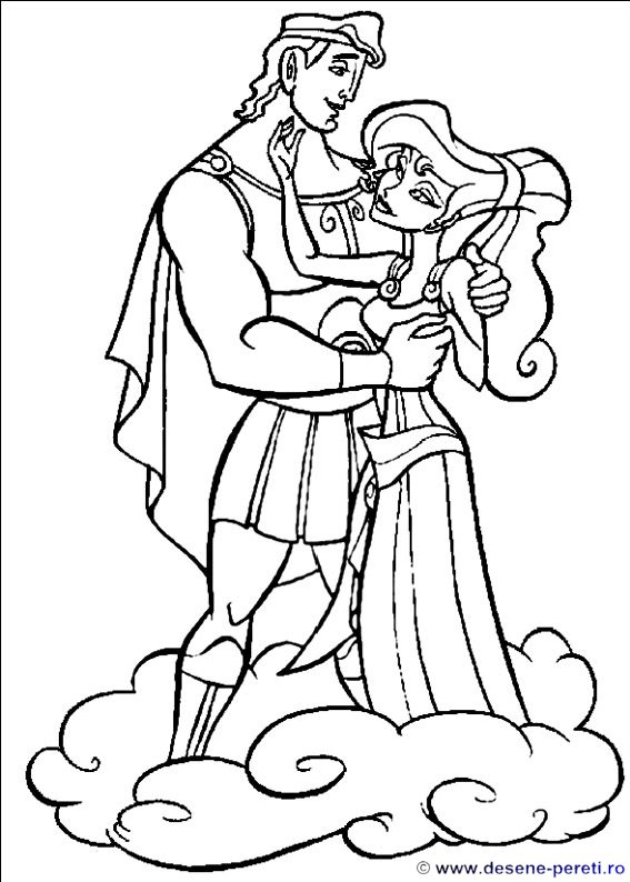 Hercules desene de colorat